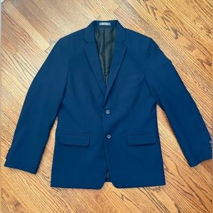 Van Heusen big boys suit jacket in bank blue size 16